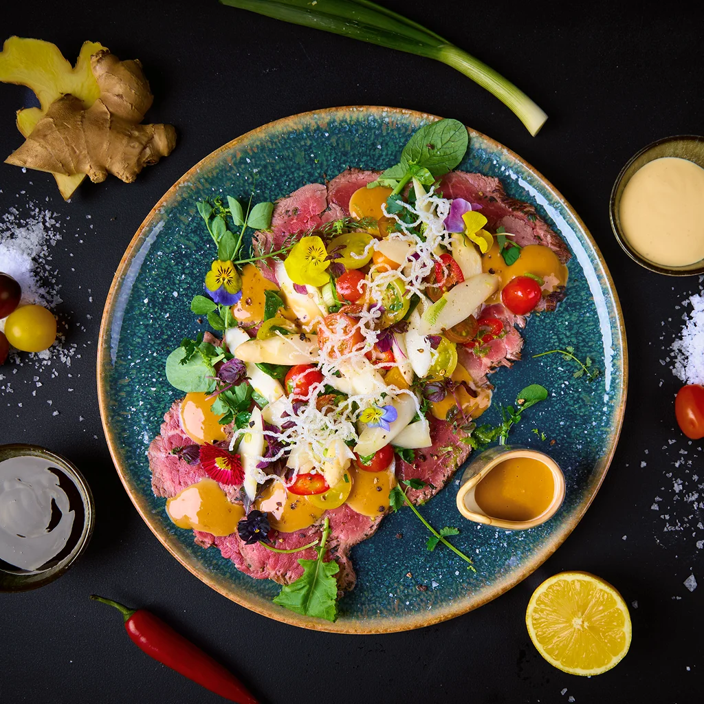 Spargelfresh Salad Carpaccio