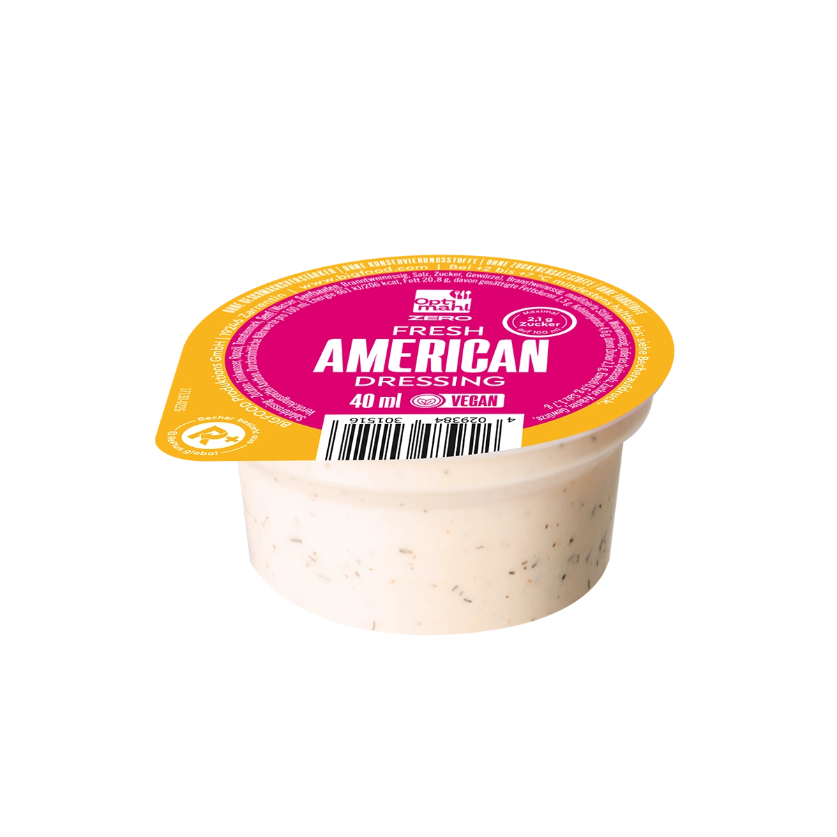 ZERO American Dressing von Optimahl ZERO im 40-ml-Becher