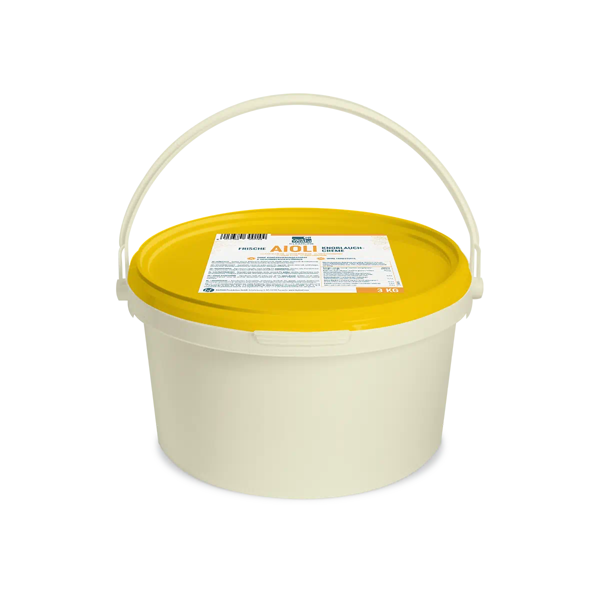 Aioli Knoblauchcreme von Optimahl Cleanline im 3-Liter-Eimer