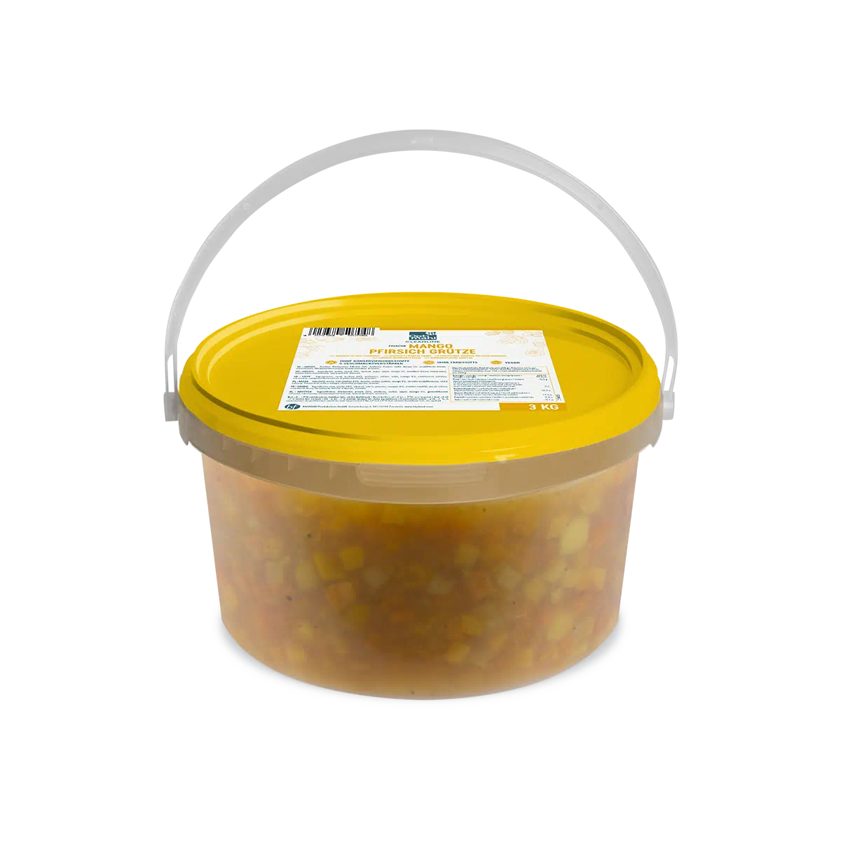 Mango Pfirsich Grütze von Optimahl Starline im 3-kg-Eimer