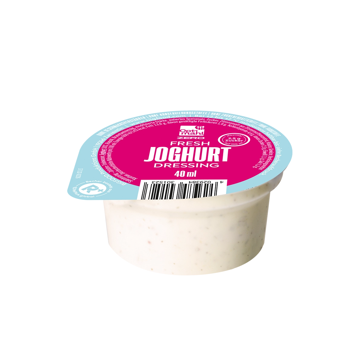 ZERO Joghurt Dressing von Optimahl ZERO im 40-ml-Becher